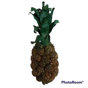 Faux Pineapple Shabby Chic Retro Welcome Hospitality Décor Vintage